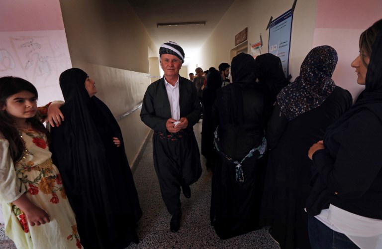 People in the Kurdistan Region and Iraq vote in the parliamentary elections across the country. (Photo: AFP)
